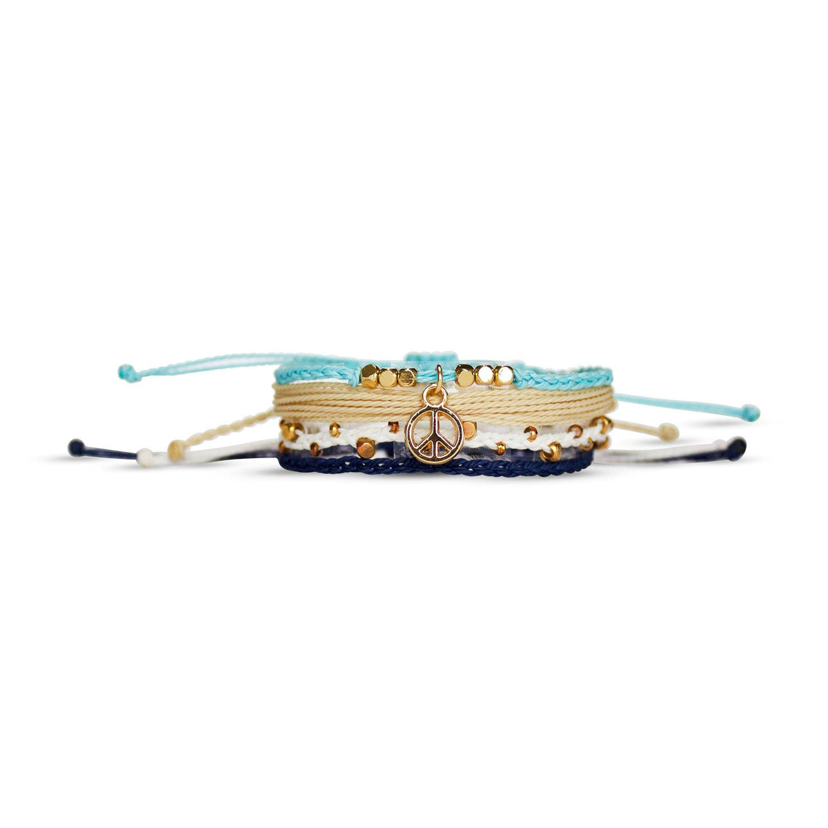 peaceful lake bracelet from Nakana Bracelet&#39;s OG collection on a white background